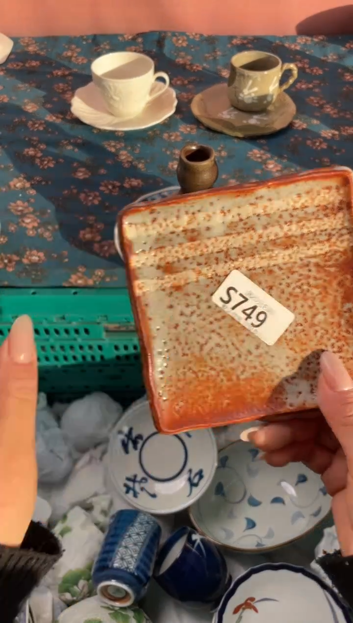 瓷片小*菜瓷器瓷器S749