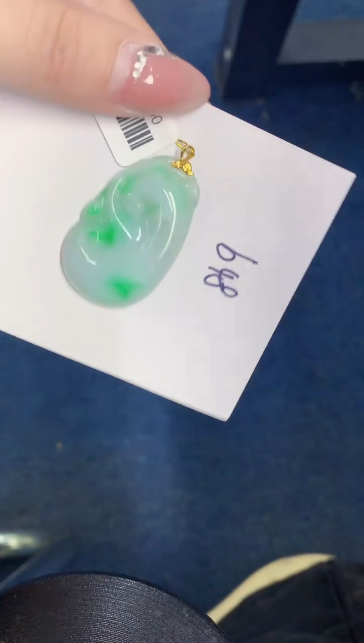 【闪购商品】翡翠颈饰18K金镶嵌000000000