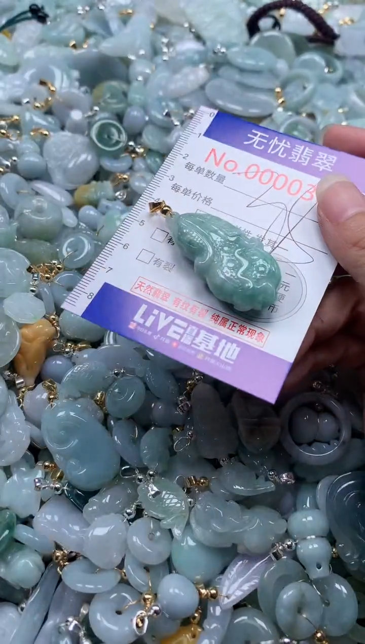 翡翠未镶嵌吊坠(不含链)363
