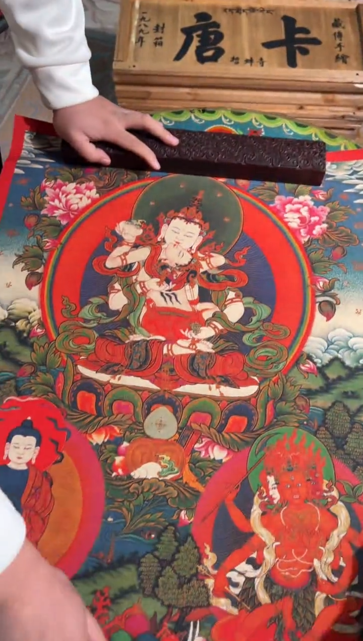 卷轴画卷轴画嗷嗷的唐卡