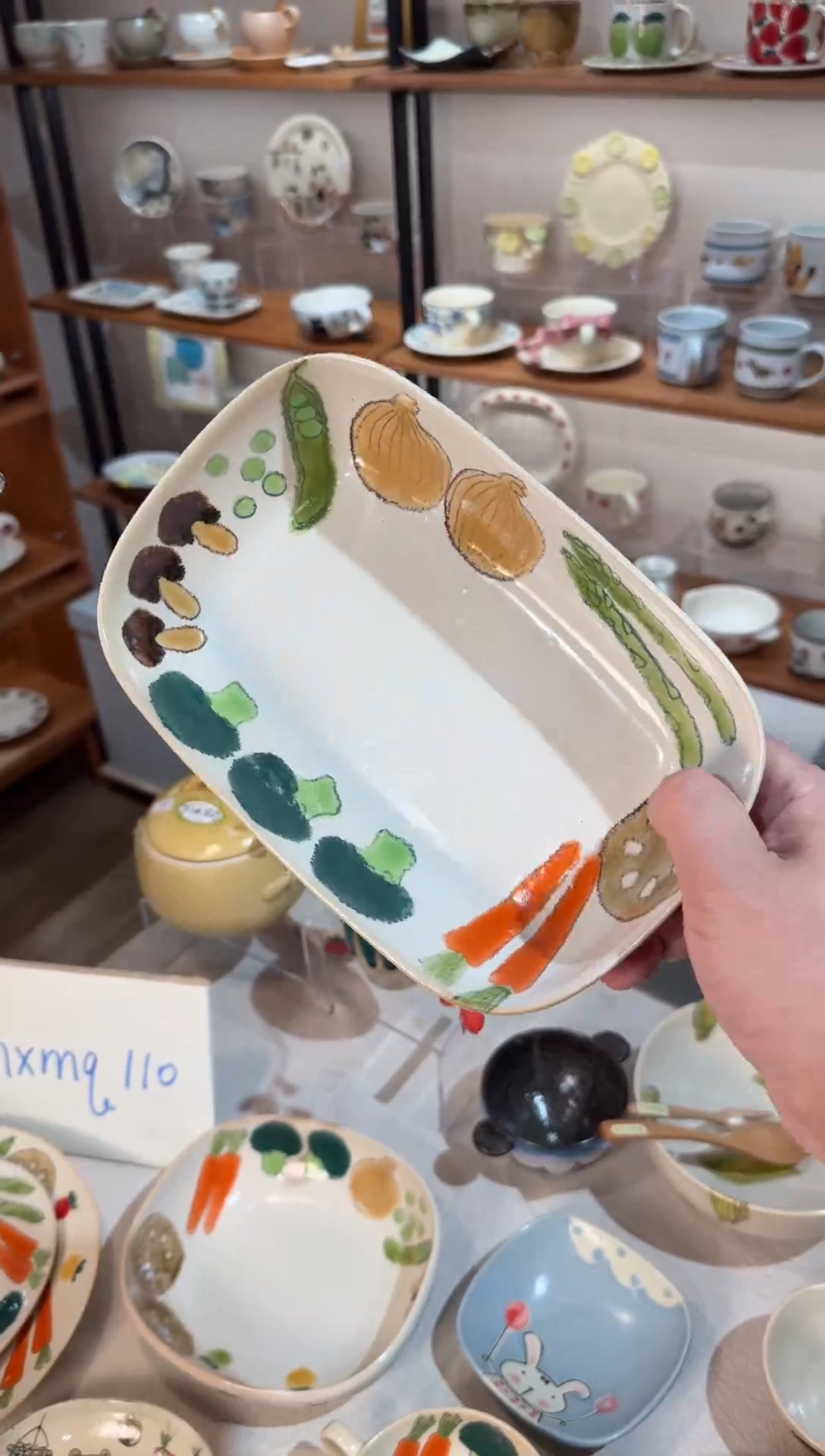 陶日本陶艺作家手作器物taisei蔬菜合集长方钵