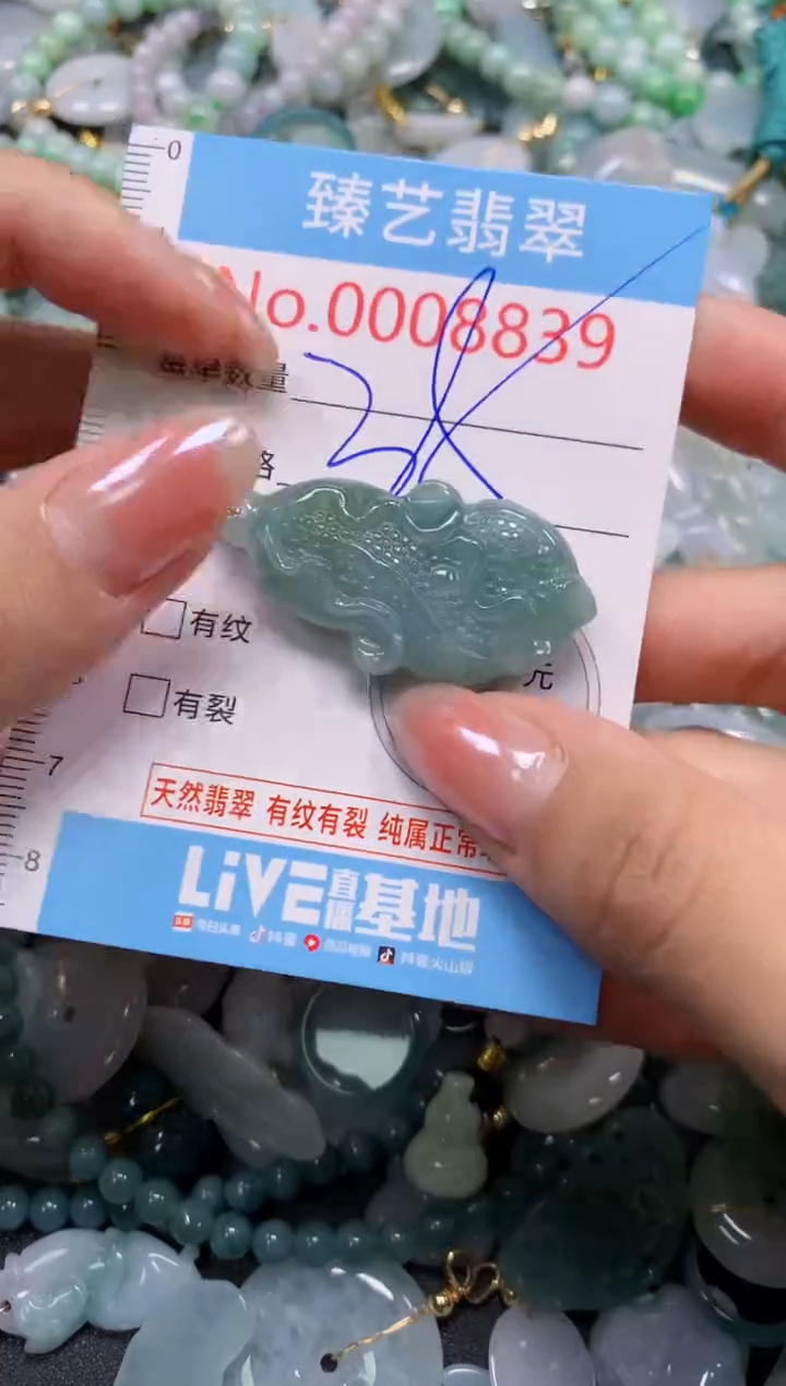 颈饰未镶嵌翡翠8839