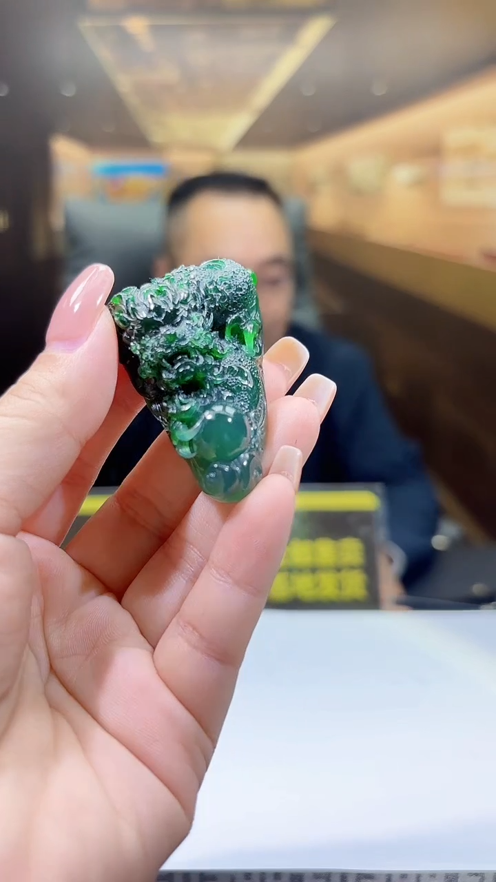 未镶嵌定制翡翠40/1224/C/龙