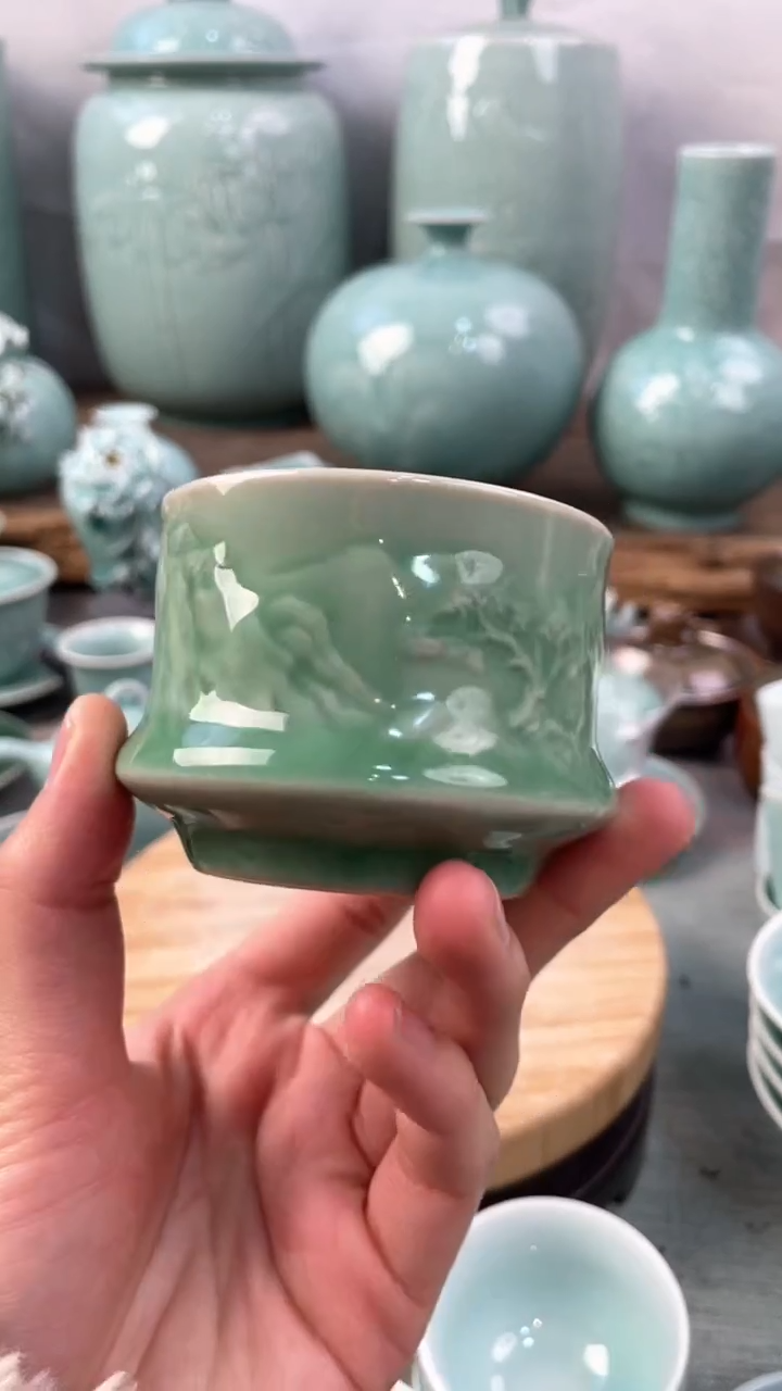 【闪购商品】福利款 慧仙青瓷 瓷器 主人杯