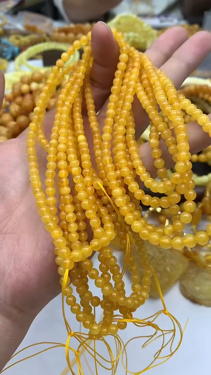 裸石蜜蜡未镶嵌链子多样性发其一