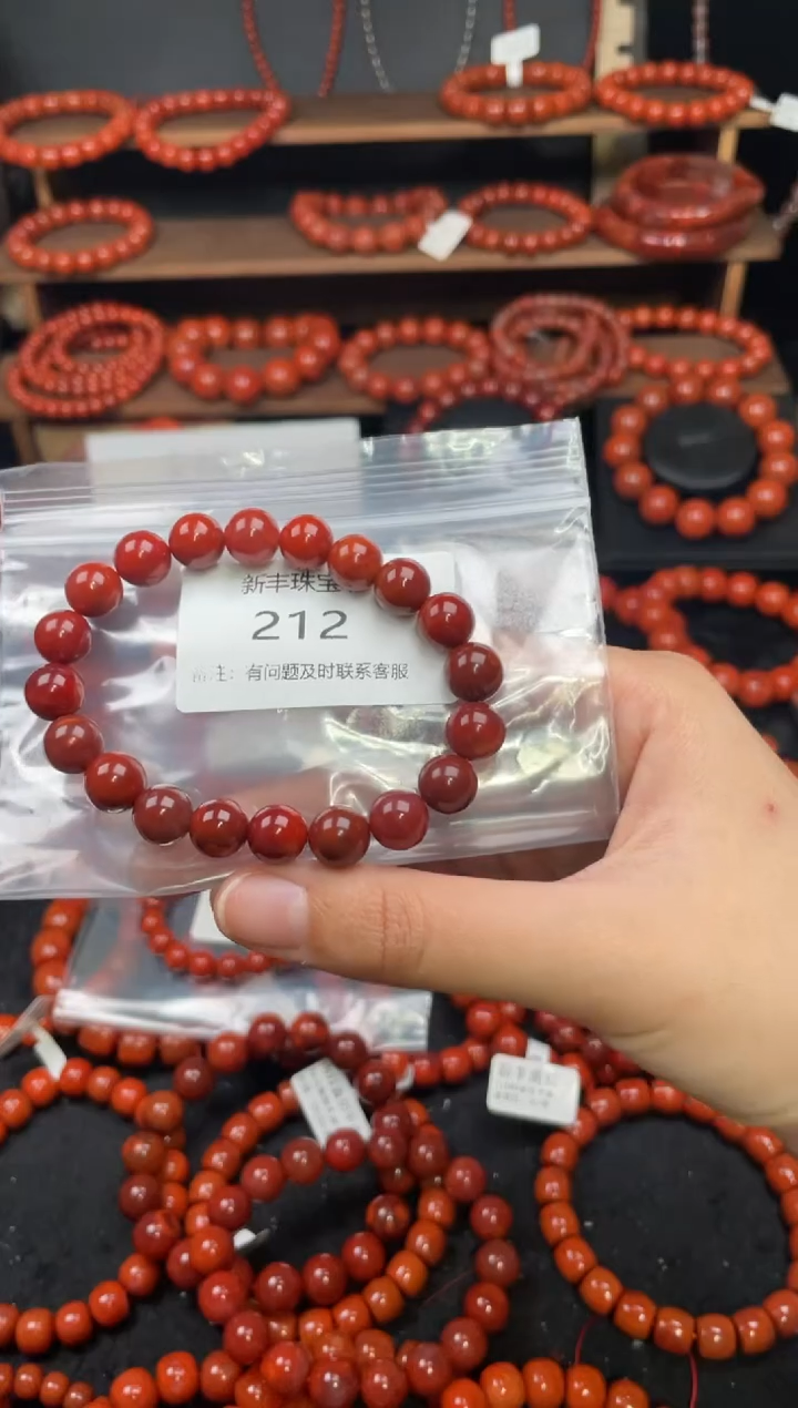 【闪购商品】南红玛瑙手串未镶嵌212-10mm