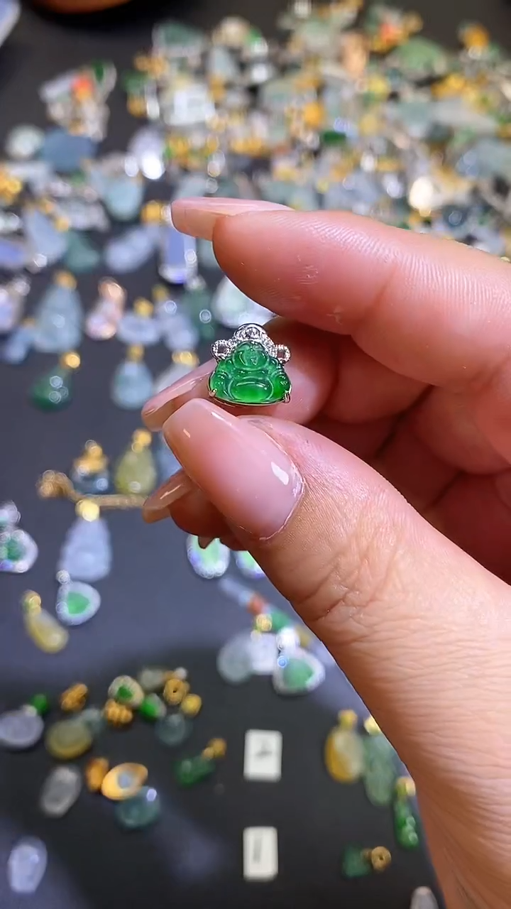 【闪购商品】翡翠吊坠(不含链)银S925镶嵌1