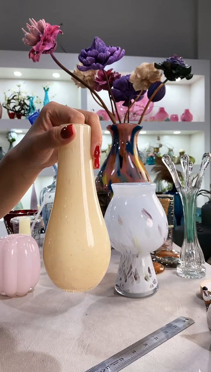 l**g慕忆家手作琉璃花瓶大号