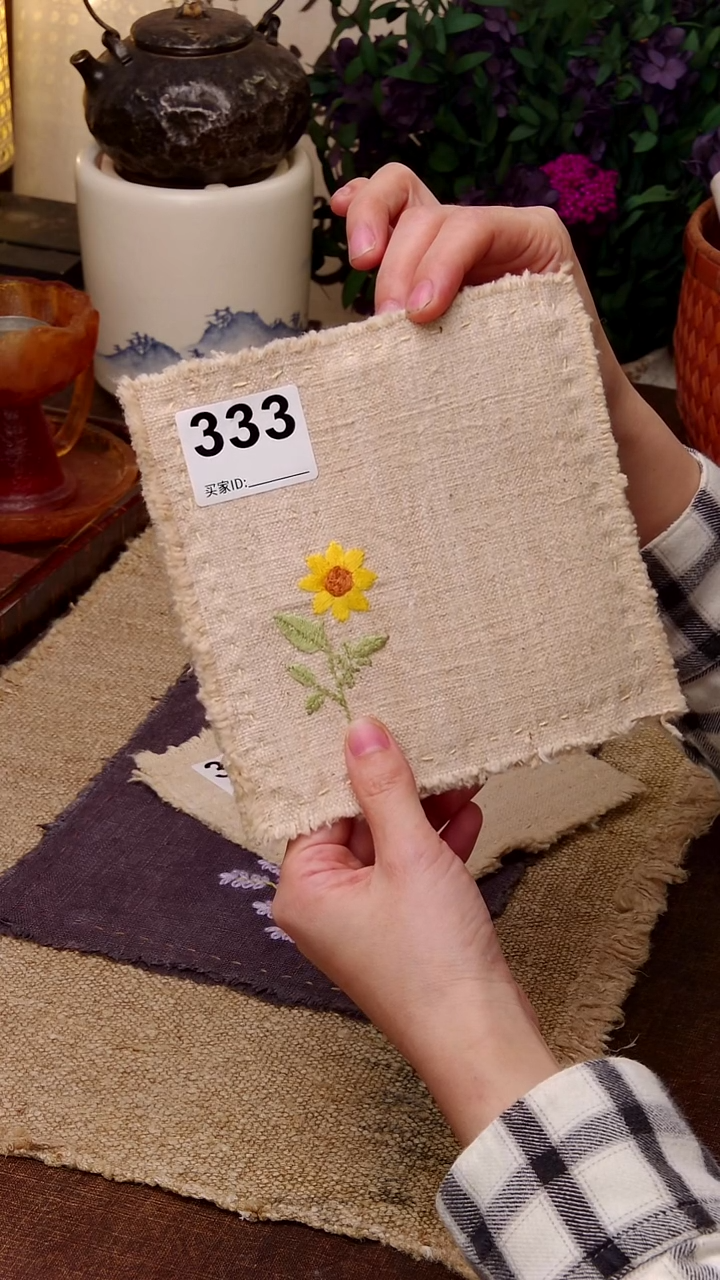 花*?Cici手作口袋布茶席-333