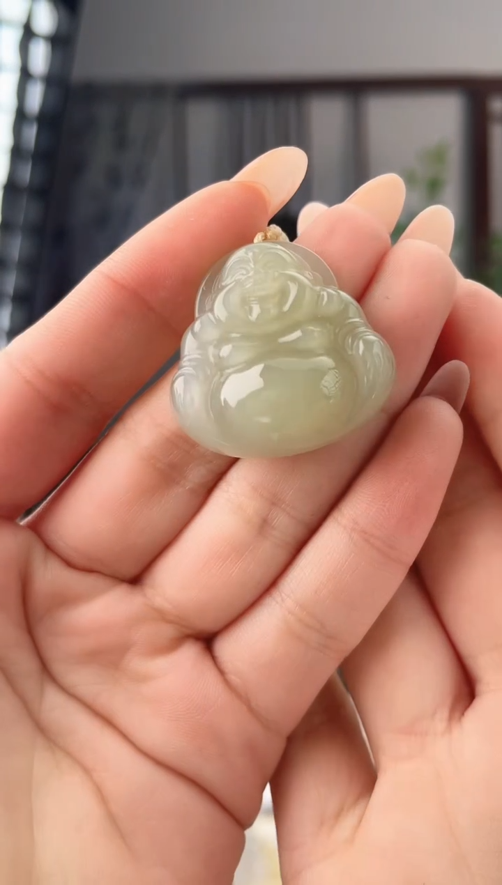 颈饰未镶嵌和田玉30佛公 多样性发其一