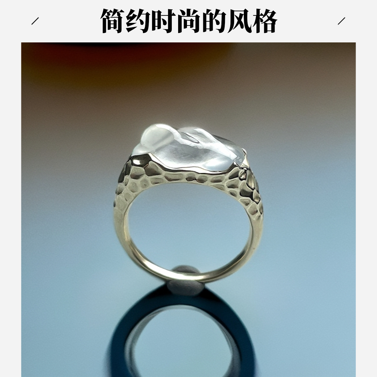 天然缅甸A货18K金镶嵌戒指