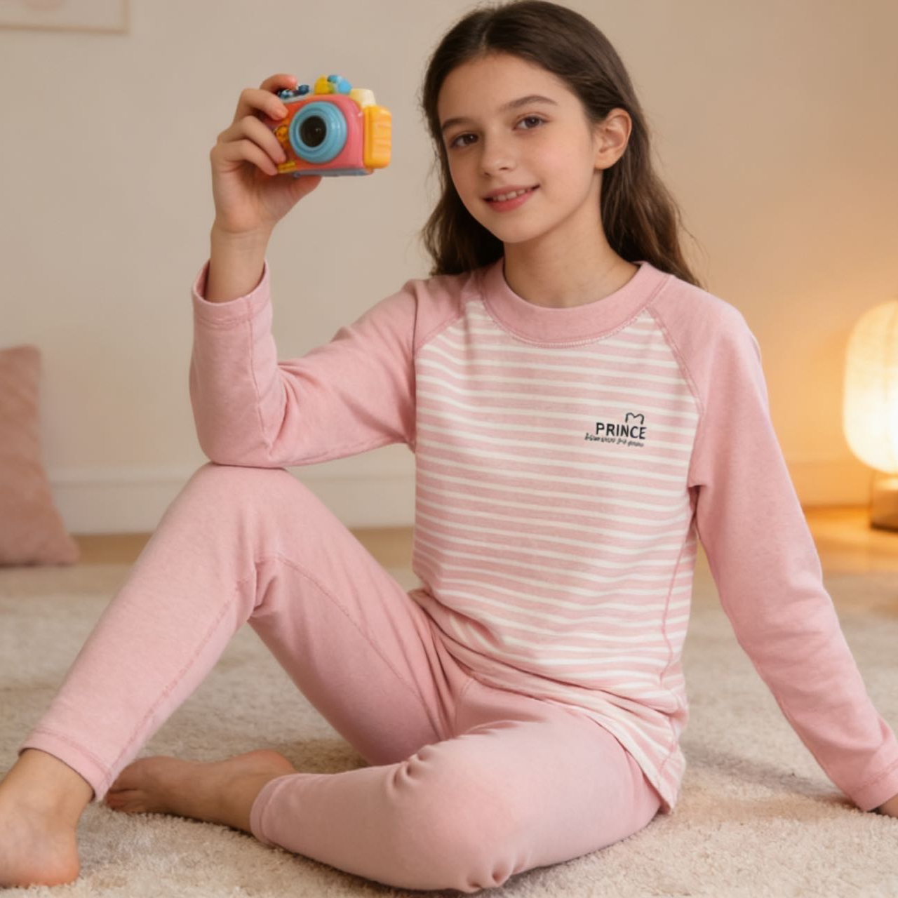 84538高端专享秋冬季保暖衣条粉红（上衣）