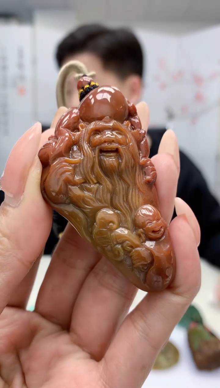 【闪购商品】定制翡翠未镶嵌4917MM-毛货挂件82