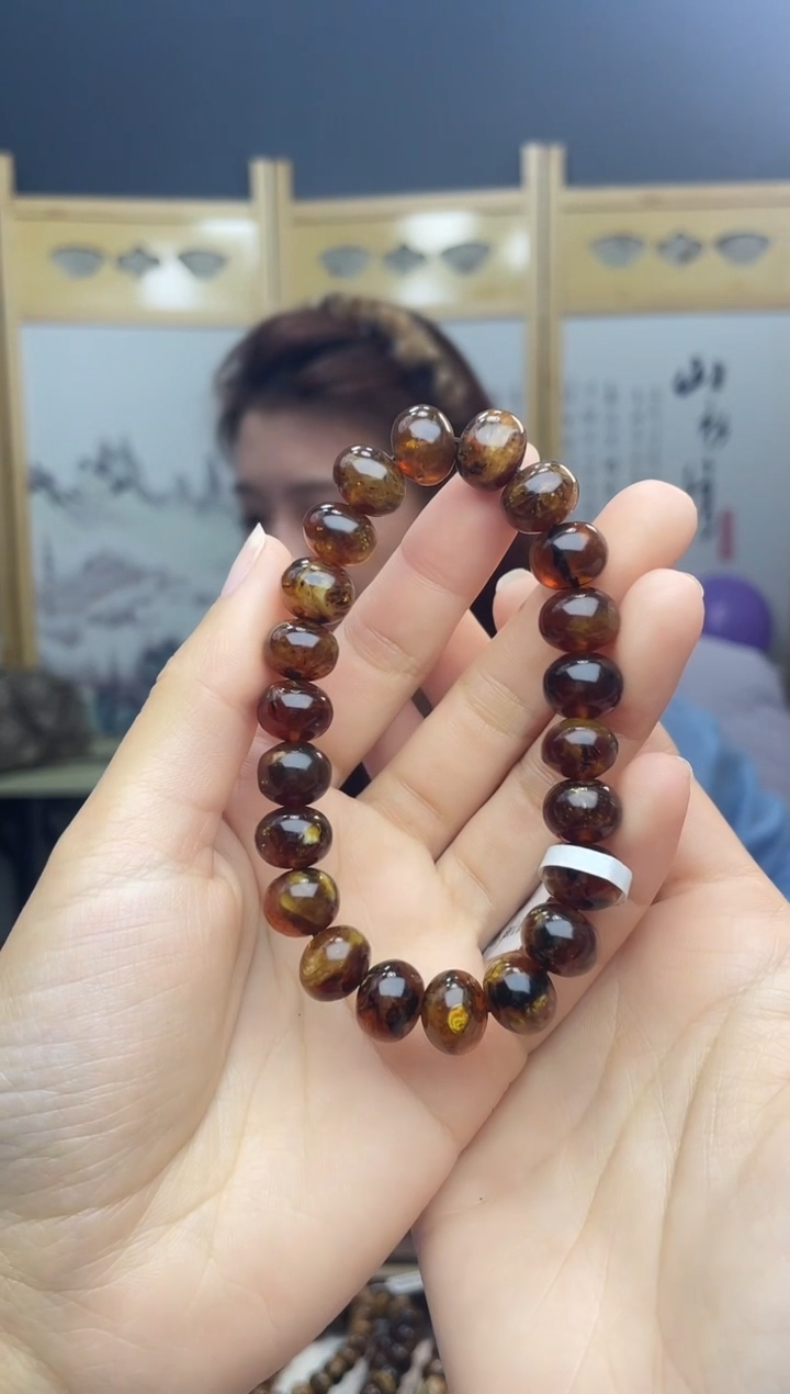 【闪购商品】琥珀裸石未镶嵌11+血蜜手串