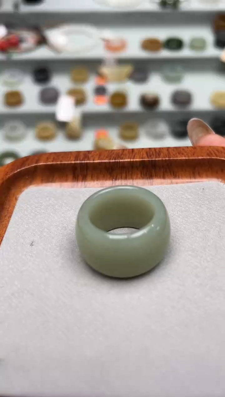 【闪购商品】和田玉戒指未镶嵌15号