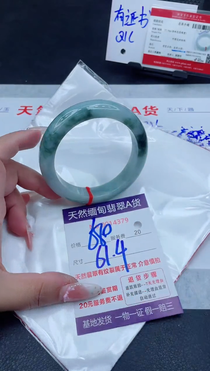 未镶嵌手镯翡翠680.00