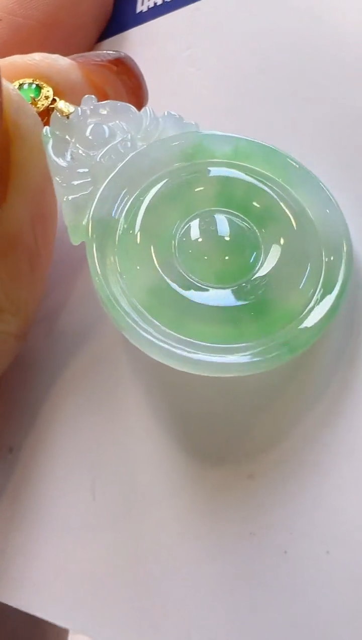 【闪购商品】翡翠吊坠(不含链)18K金镶嵌多样性团购发一件