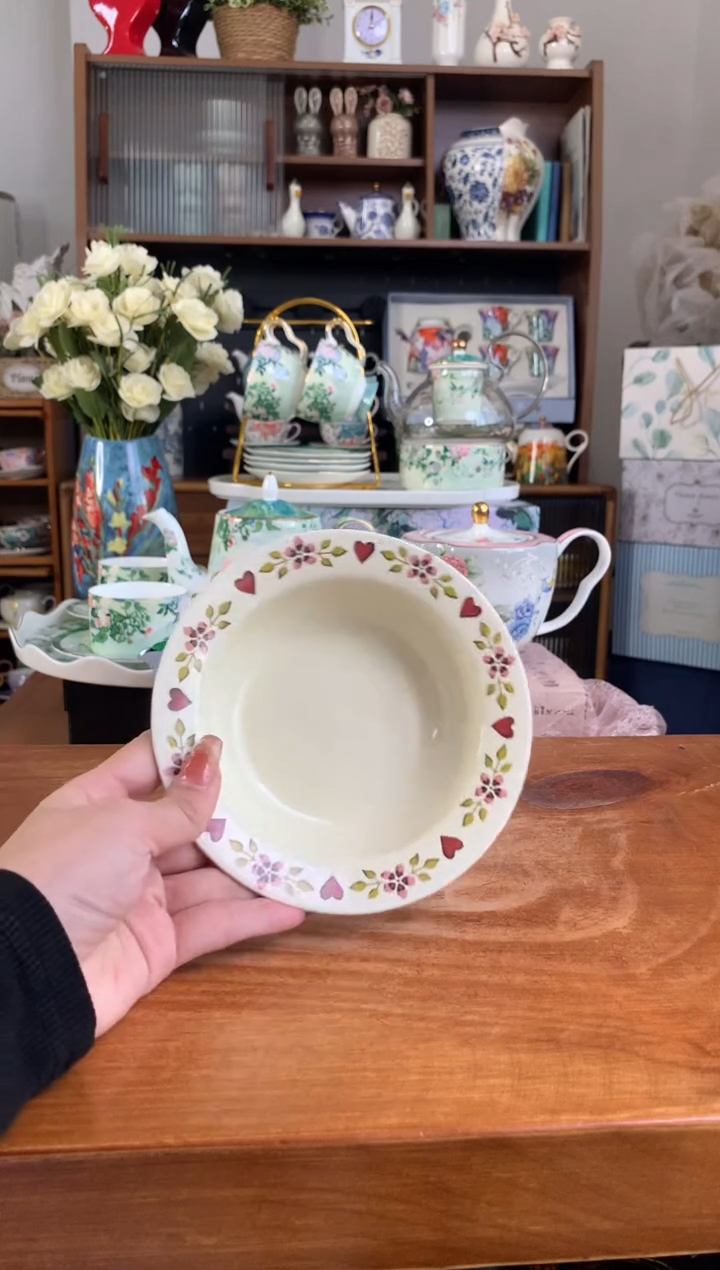 陶瓷【限时福利】花漾甜心杯碟