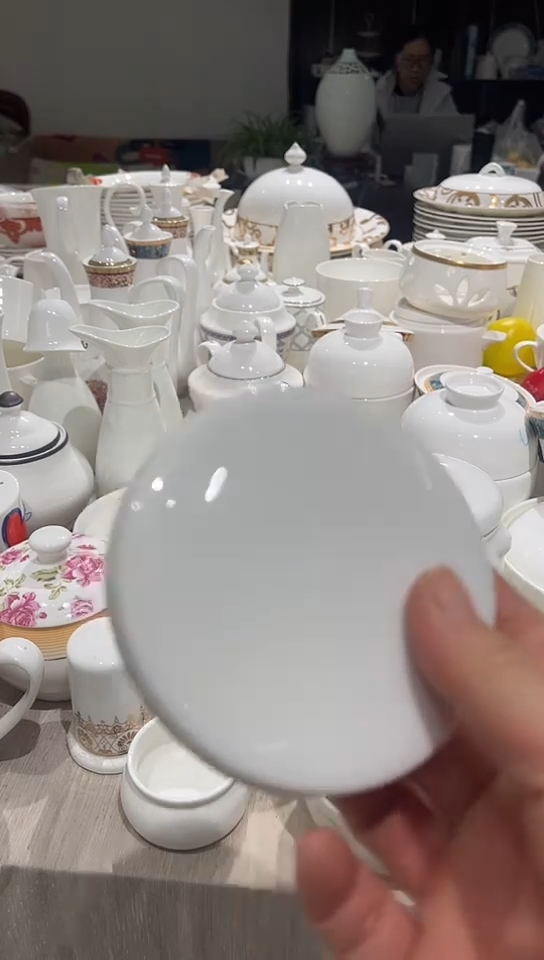 瓷盖子1个隆达骨质瓷