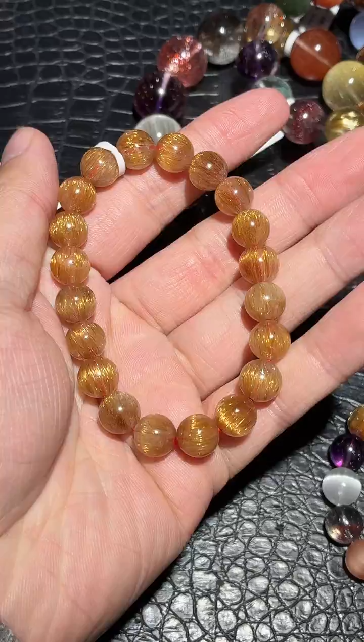 未镶嵌手链水晶?****路单圈发晶A9