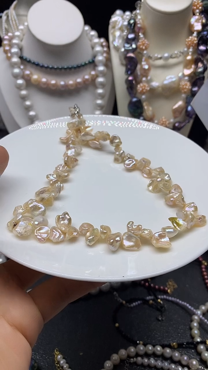 颈饰未镶嵌淡水珍珠多人