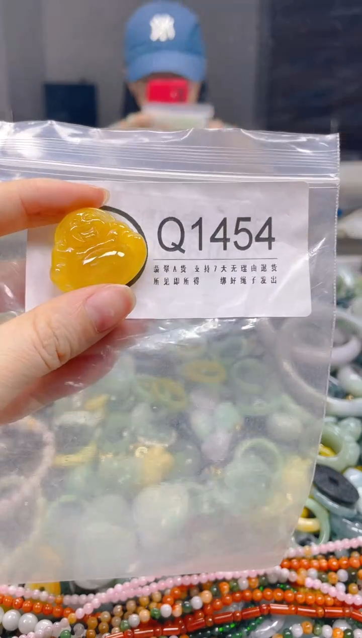 翡翠未镶嵌颈饰/Q/翡翠A货一图一物