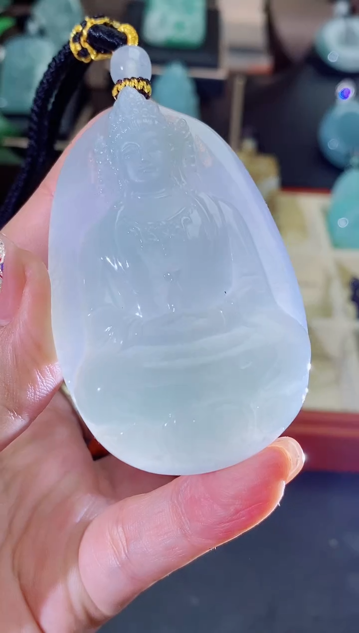 颈饰未镶嵌翡翠缅甸天然翡翠