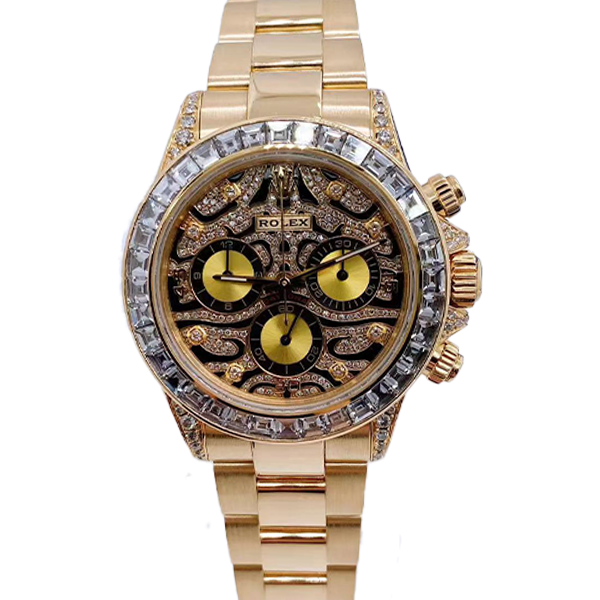99新 Rolex/劳力士 老佛爷/劳力士116528后钻/自动机械/单表/40mm