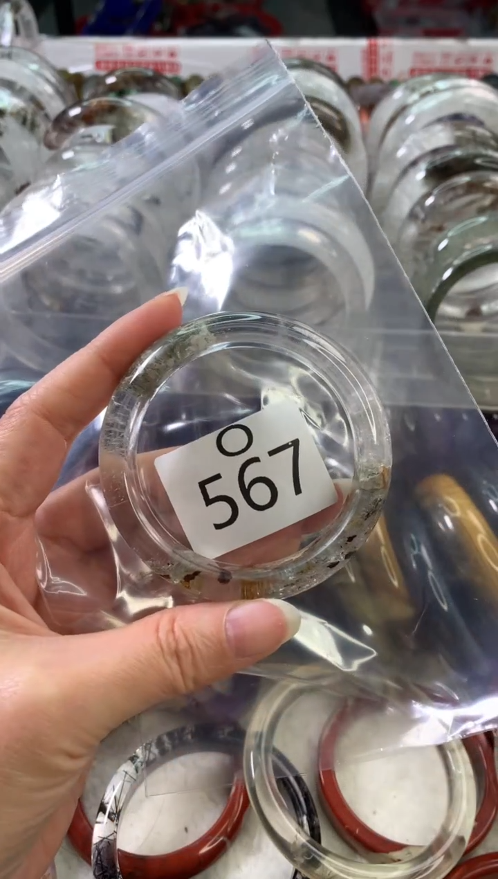 【闪购商品】水晶水晶手镯O未镶嵌567-55