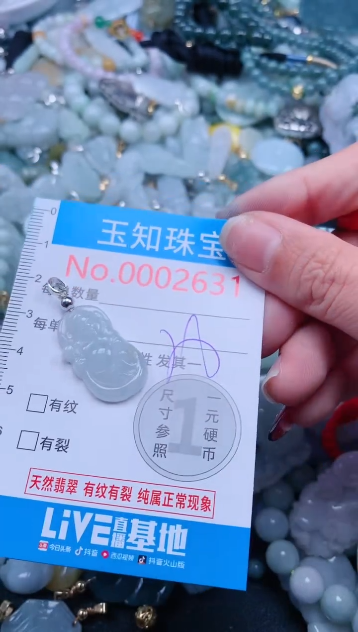 【闪购商品】翡翠吊坠(不含链)未镶嵌2631