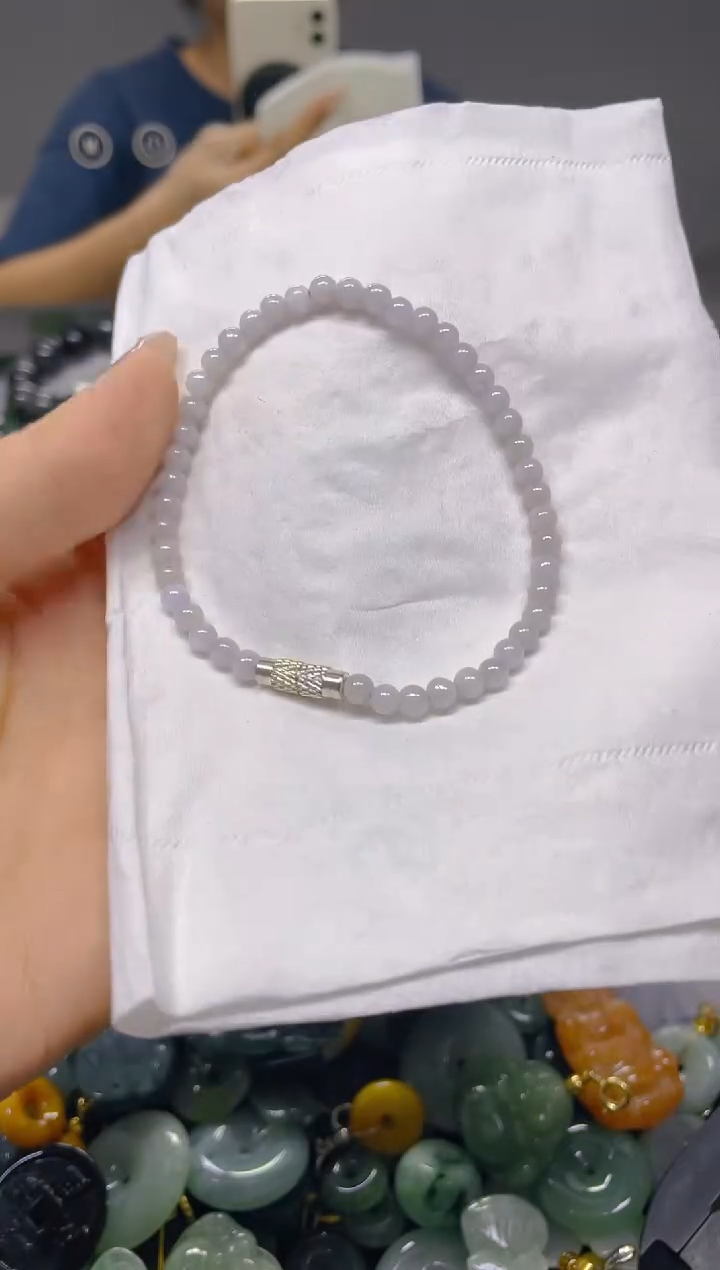 翡翠未镶嵌颈饰3MM/D/翡翠A货,一件也是批发价