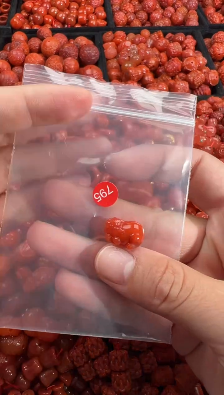 南红玛瑙未镶嵌颈饰1