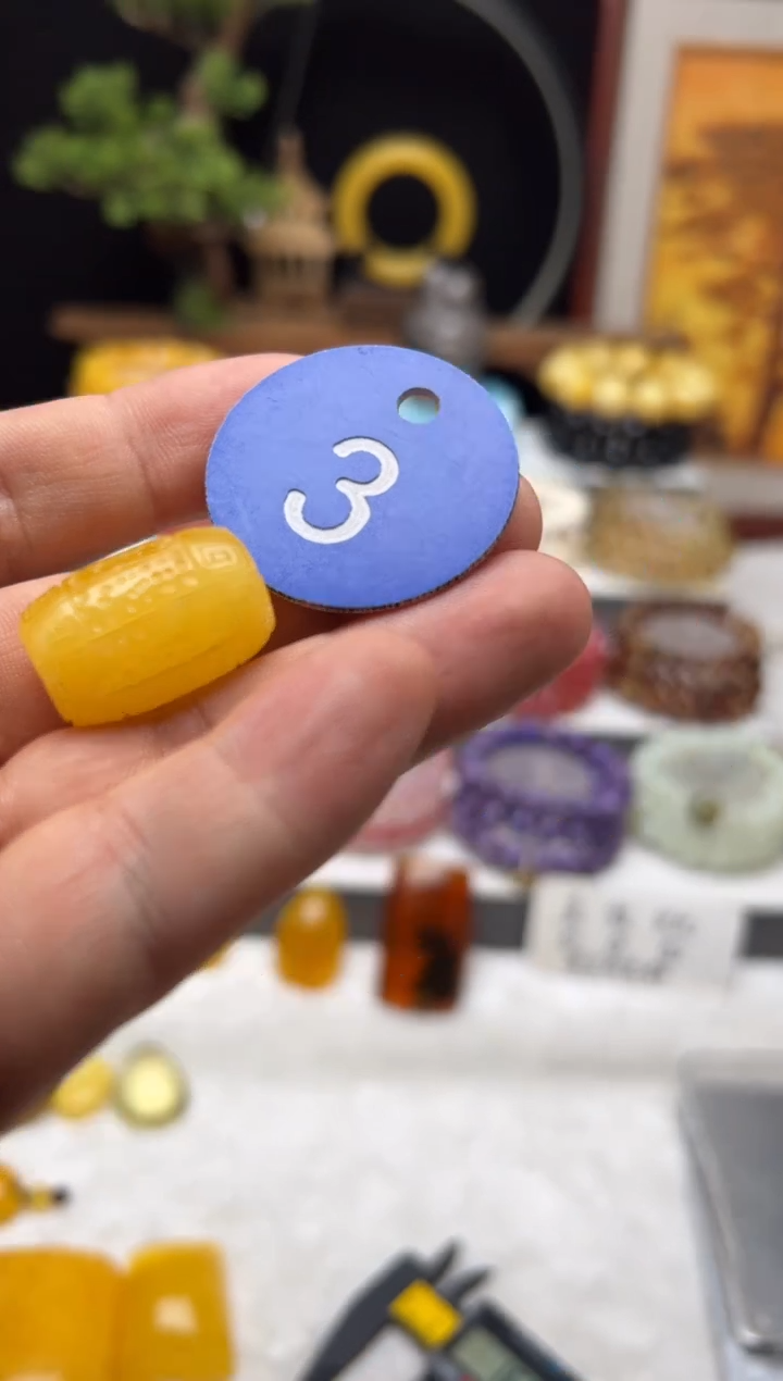 【闪购商品】琥珀珠宝奇石未镶嵌3号