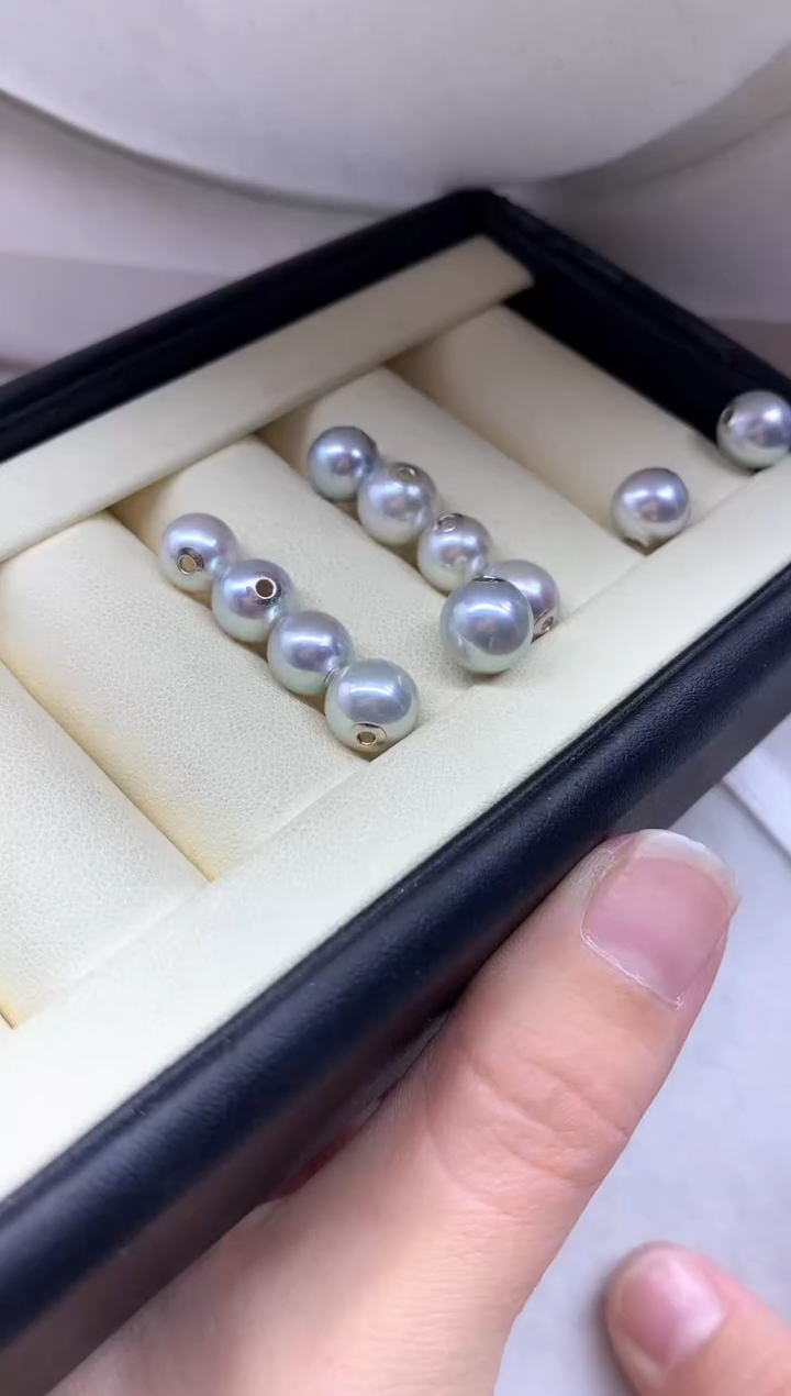 吊坠(不含链)18K金镶嵌海水珍珠吊坠多样性发其一