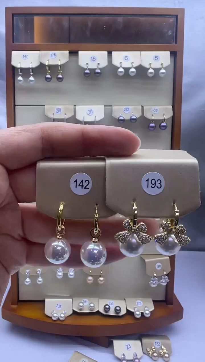 未镶嵌耳饰淡水珍珠142193