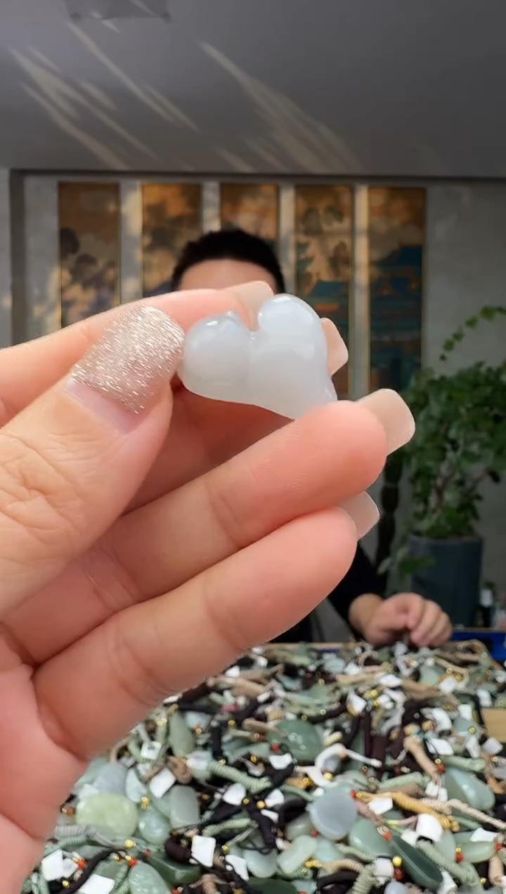 颈饰未镶嵌和田玉拍一发一多样性发货