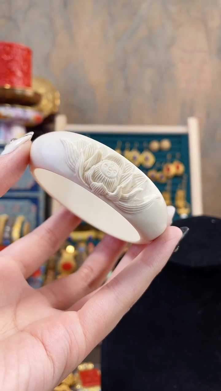 【闪购商品】非遗绝技精品镯子莲花58