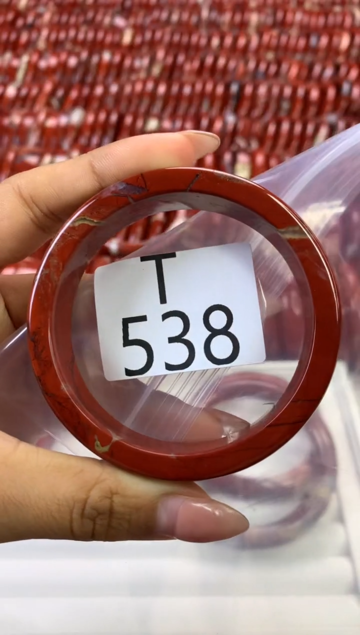 【闪购商品】碧石红碧石手镯未镶嵌538-56