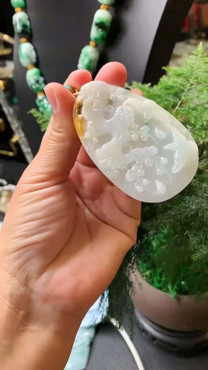 【闪购商品】翡翠颈饰未镶嵌挂件
