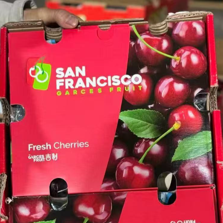 （桑提娜）JJJ级/智利空运车厘子/脆甜可口/2.5-5斤/内附果径卡桑提娜智利