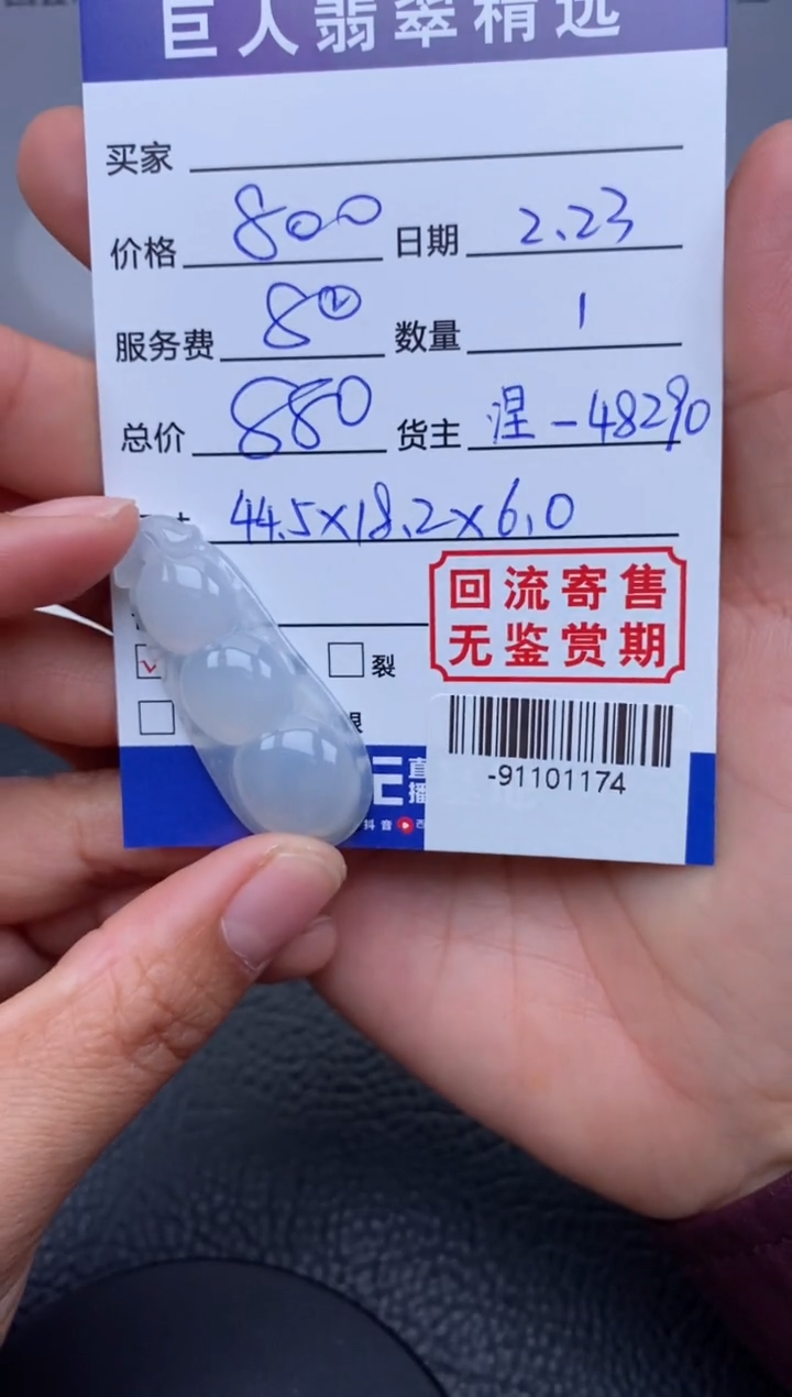 【闪购商品】翡翠颈饰未镶嵌多人-91101174