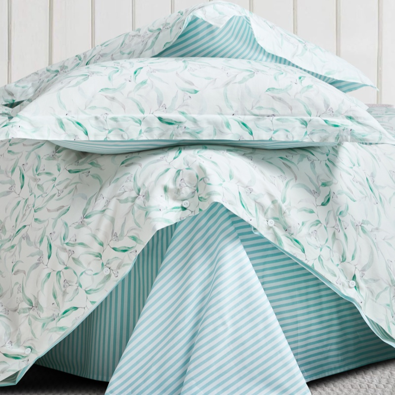 【花戒指】精选！夏尔小镇纯棉印花单床单------似水流年