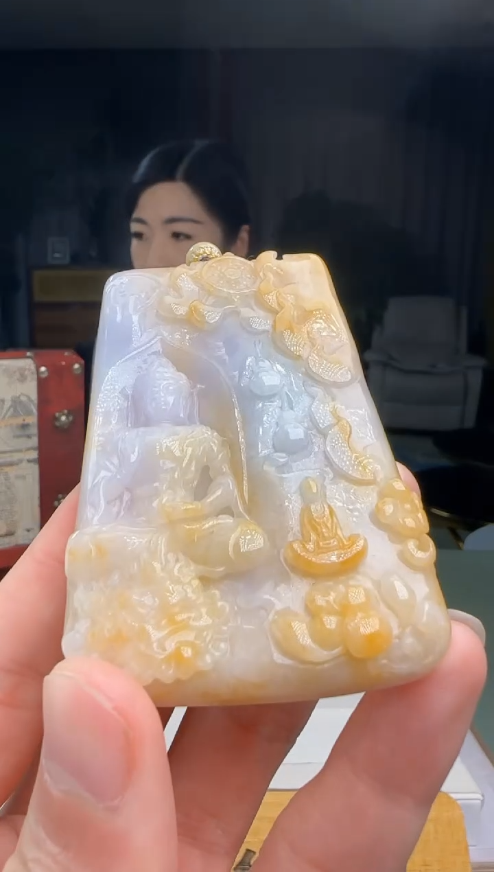 【闪购商品】翡翠吊坠(不含链)未镶嵌DY@@960Q3J13542