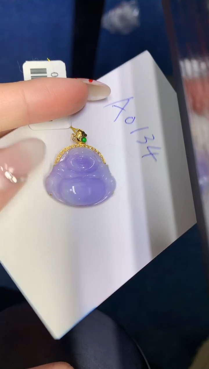 【闪购商品】翡翠颈饰18K金镶嵌0000000000