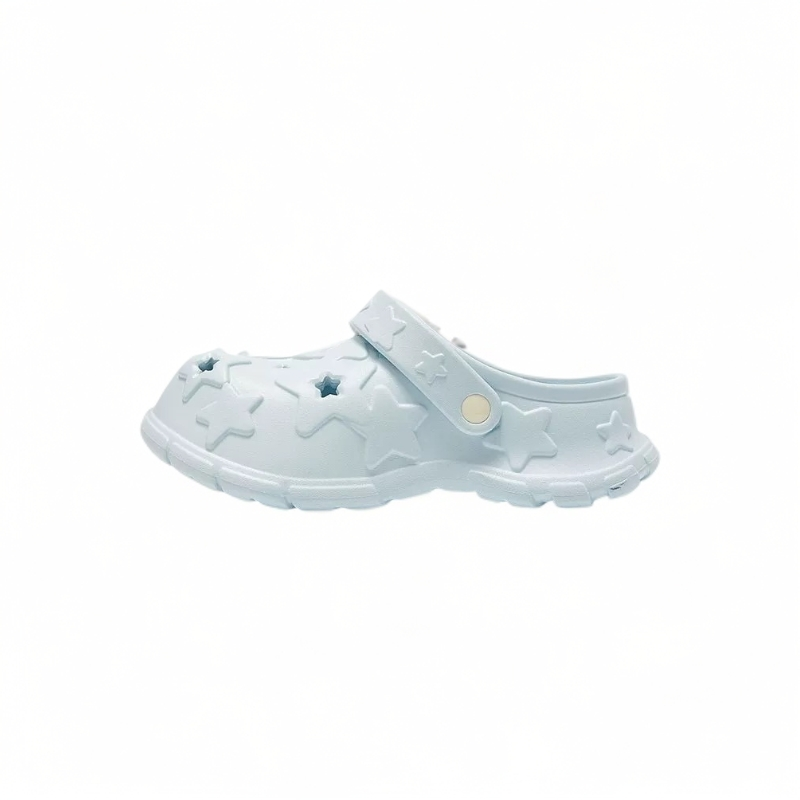 包头系带高帮女套筒满镂空洞洞鞋沙滩鞋女鞋夏季防滑