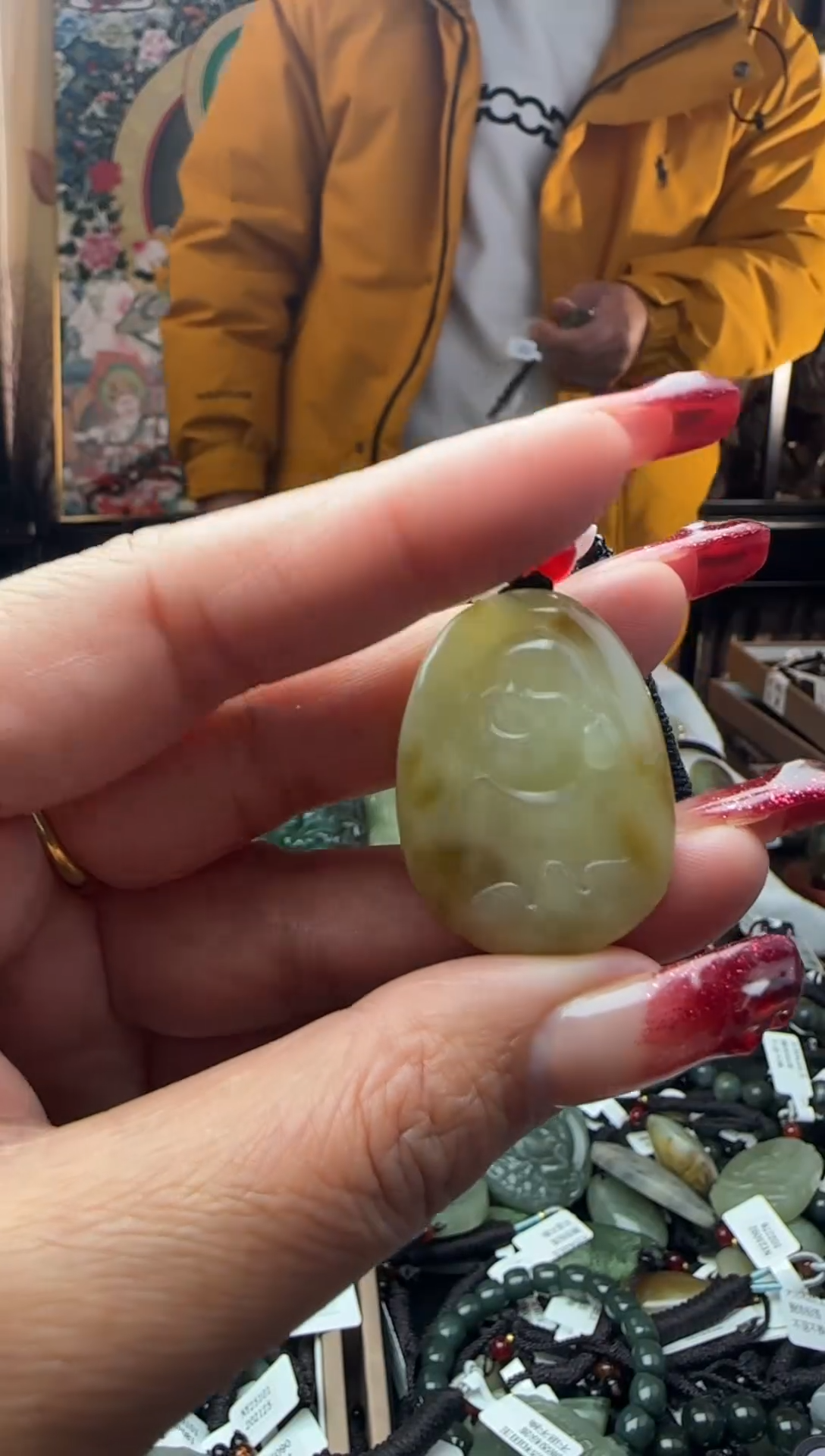 颈饰未镶嵌和田玉37487