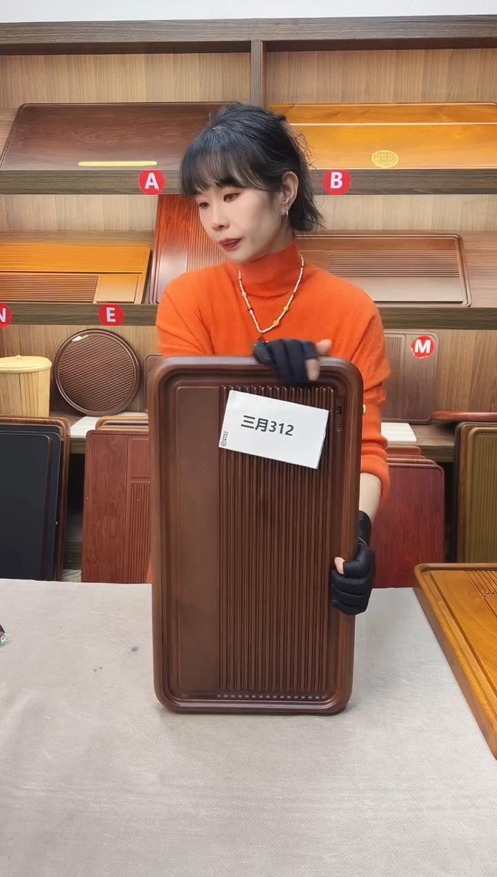 312# 微瑕 50*28*4-景州花梨木整板实木