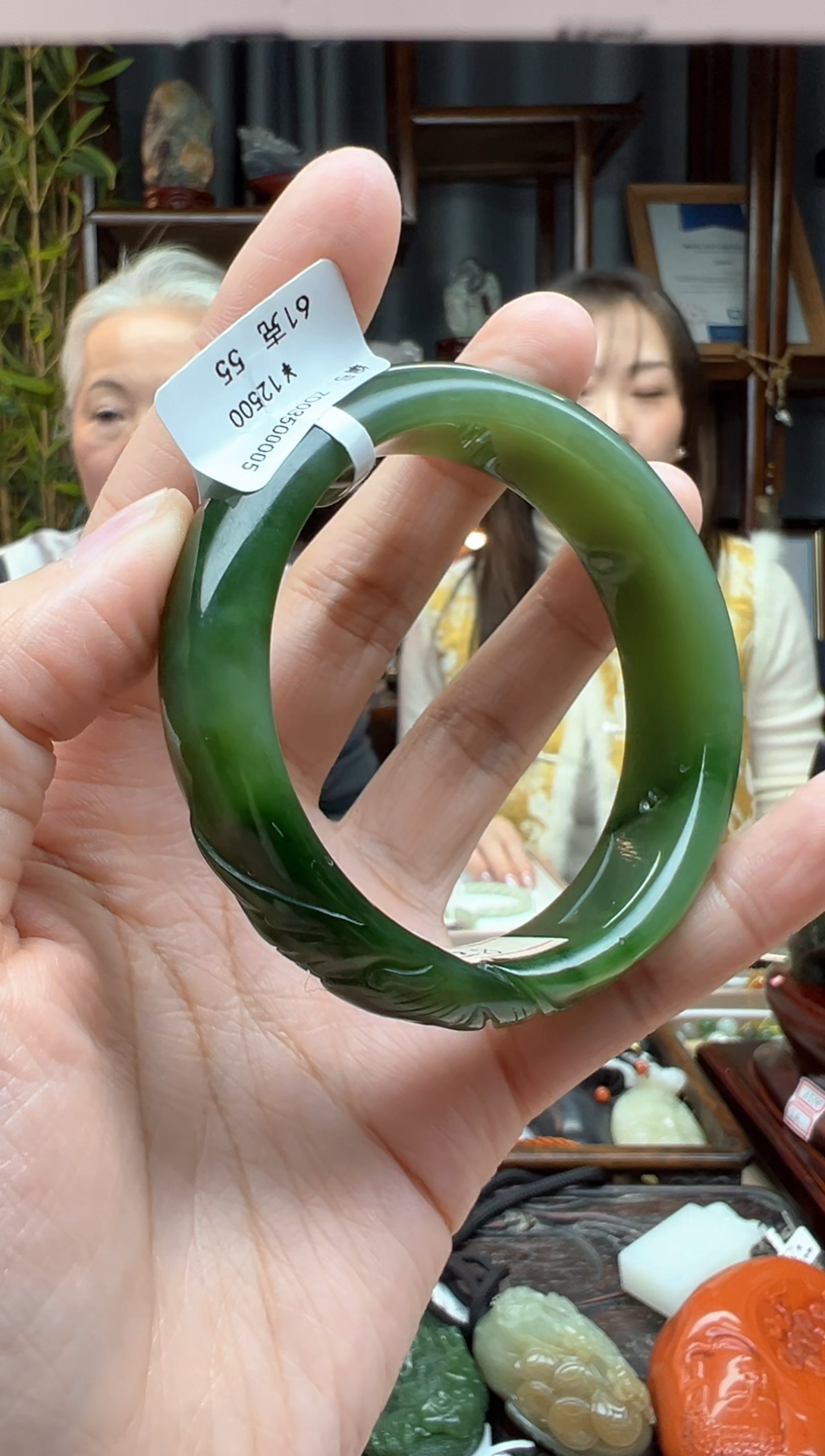 【闪购商品】和田玉颈饰未镶嵌手镯   ZD  55