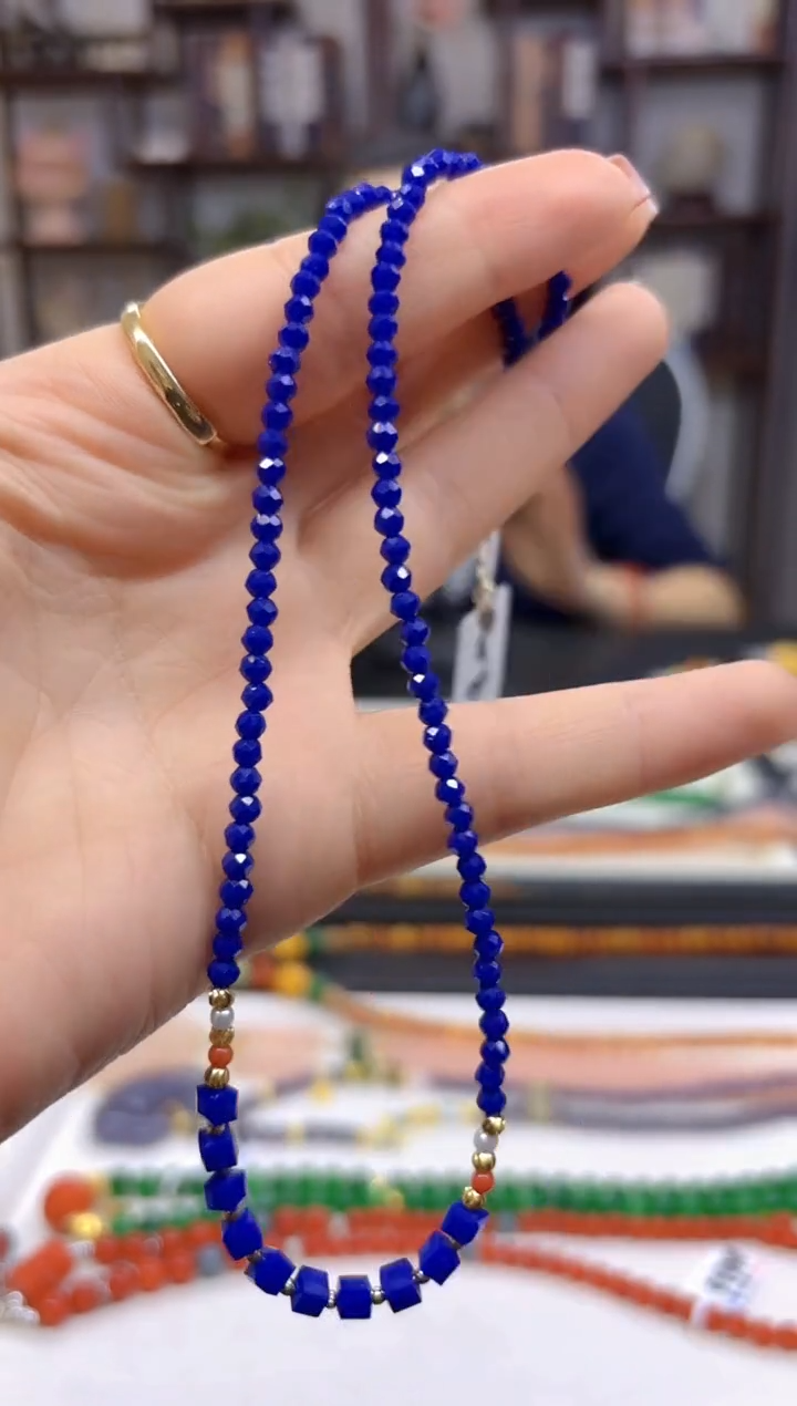 【闪购商品】青金石颈饰未镶嵌X512