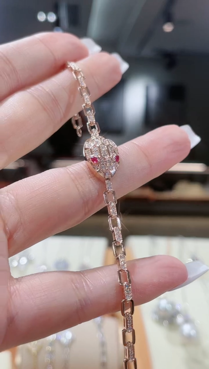 【闪购商品】钻石手链18K金镶嵌手链